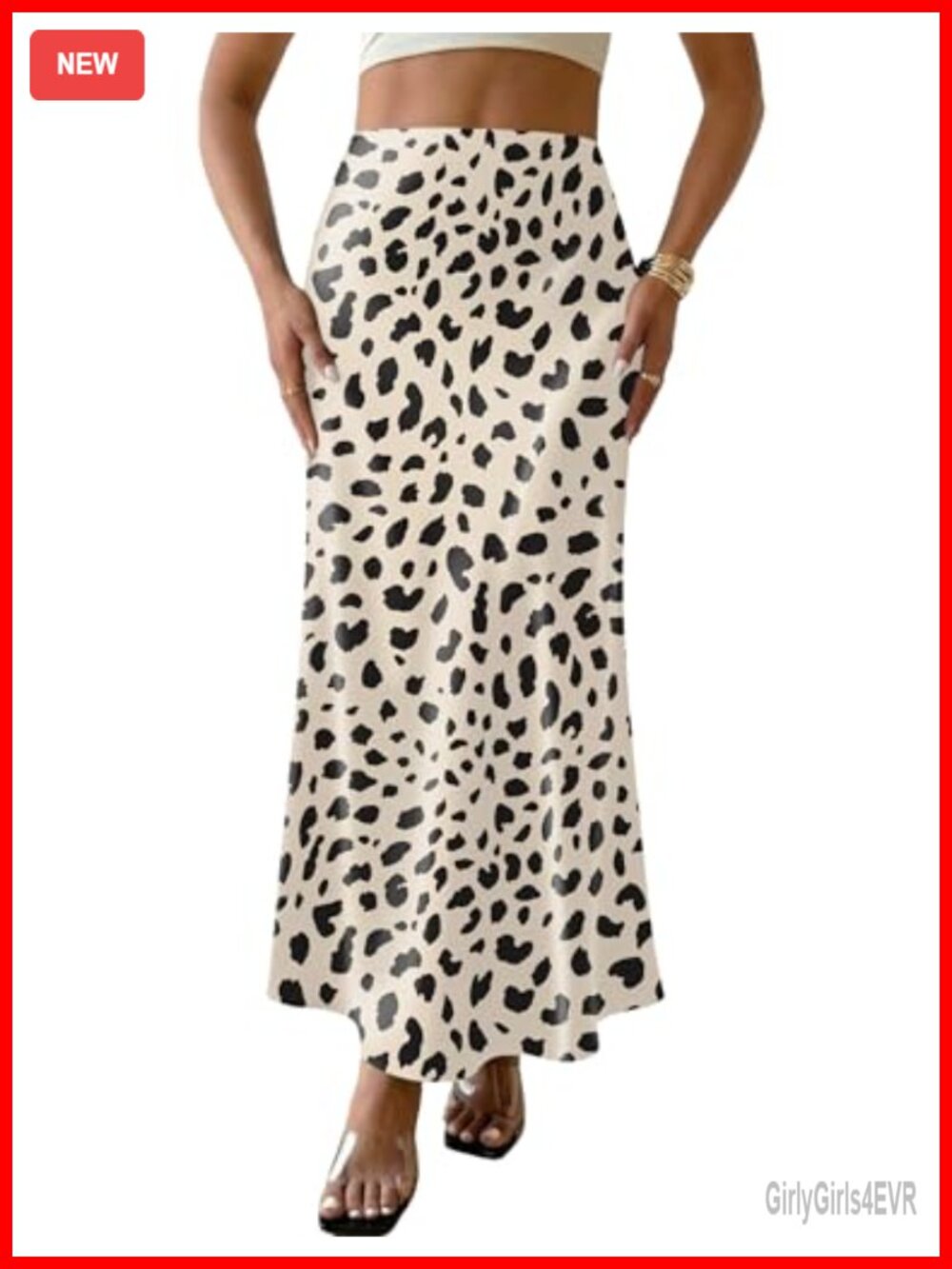LOMON Womens Satin Maxi Skirt High Waisted Flowy A-Line Formal